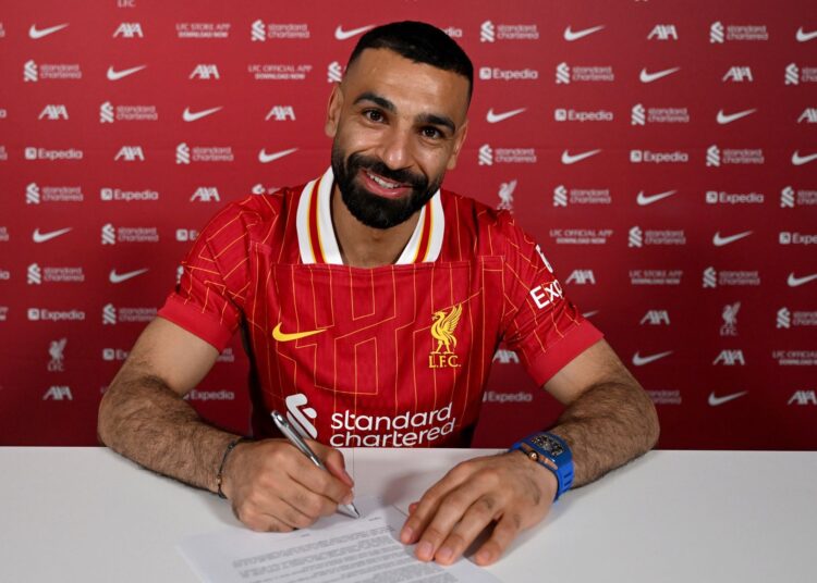 Salah signs new deal at Anfield until 2027