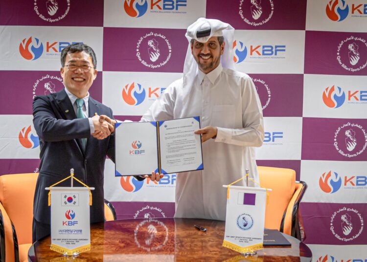 Qatar, South Korea deepen Billiards ties with exchange program