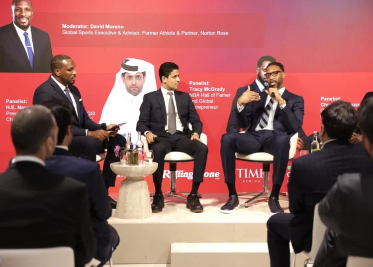 QSI chairman Al-Khelaifi highlights sport’s economic role at Davos forum