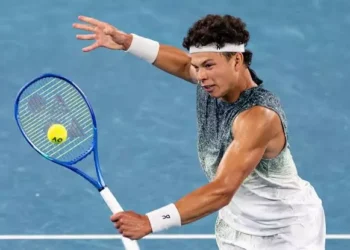 Shelton upbeat despite Sinner loss, says he is closing in on tennis elite