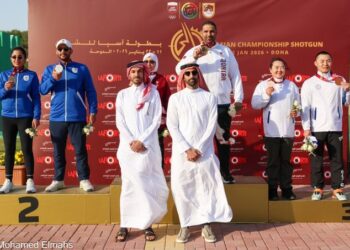 Qatar win mixed team trap gold, set world record at Asian Shotgun Championships
