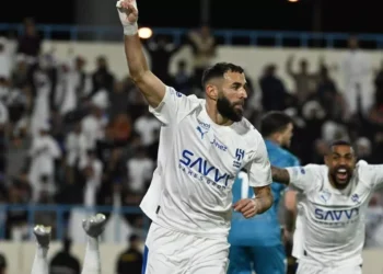 Benzema hits hat-trick on Al-Hilal debut in 6-0 win over Al-Akhdoud