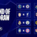 Real Madrid draw Manchester City, PSG to face Chelsea in Champions League last 16