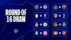 Real Madrid draw Manchester City, PSG to face Chelsea in Champions League last 16