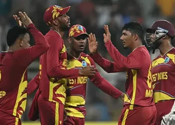 Rutherford, Motie lead West Indies to 30-run win over England