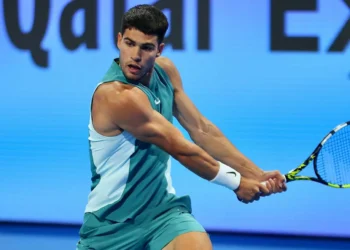 Alcaraz survives scare to reach second round in Doha