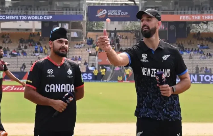 New Zealand beat Canada to reach Super Eight as Samra ton knocks out Afghanistan