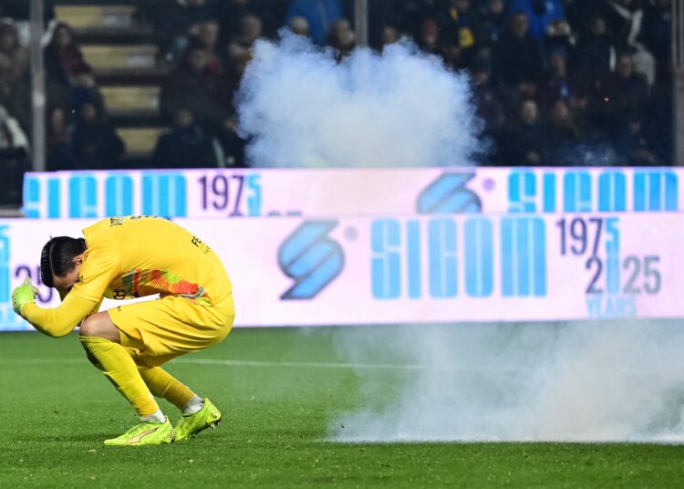 Italy bans Inter fans from travelling after flare incident