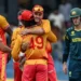 Rain washout sends Zimbabwe through as Australia exit T20 World Cup