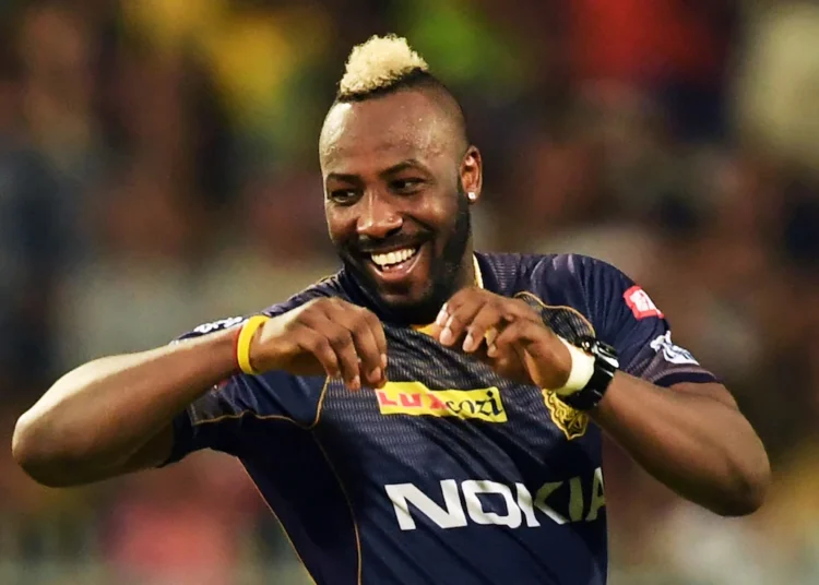 Kolkata to retire jersey No. 12 in honour of West Indies all-rounder Russell