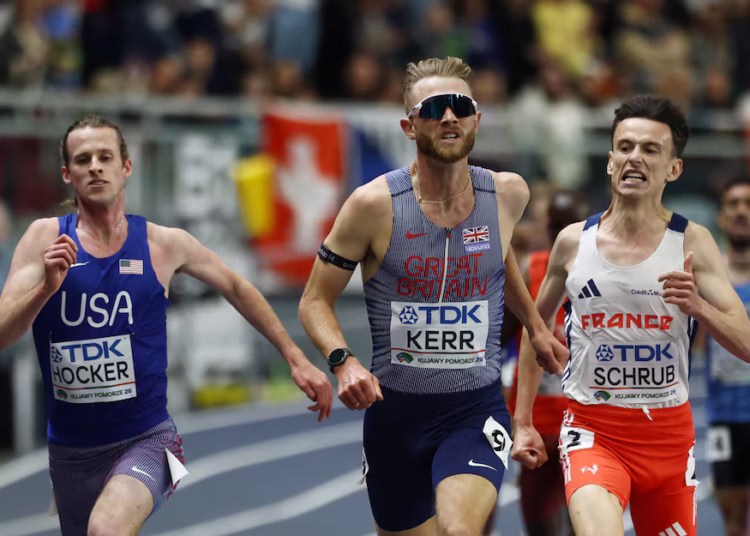 Kerr wins world indoor 3,000m title in Poland