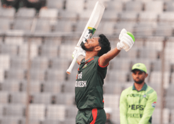 Tanzid century helps Bangladesh defeat Pakistan by 11 runs to win series 2-1