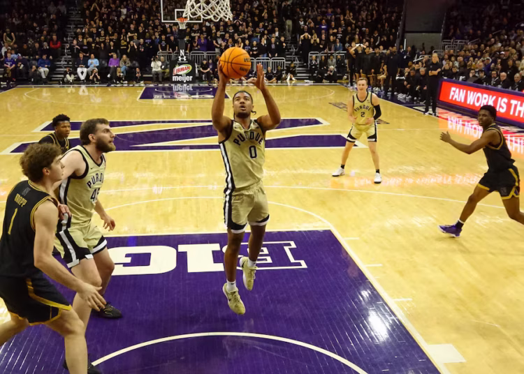 No. 15 Purdue edges Northwestern; Houston, Arkansas win