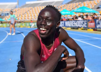 Gout falls short of sub-10 mark despite junior title win