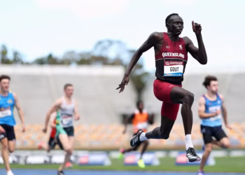 Gout targets sub-10 seconds at Australian Junior Championships.