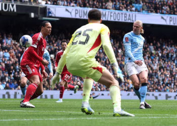 Haaland hat-trick fires Man City into FA Cup semi-finals