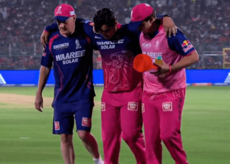 Heartbreak after heroics: Sooryavanshi suffers injury after stunning century in IPL