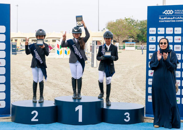 Sheikha Al Mayassa awards winners at Qatar Equestrian Tour Round 10