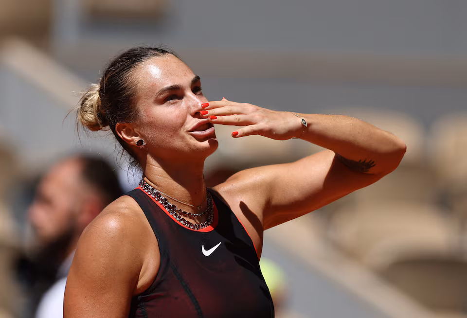 Sabalenka storms into French Open second round