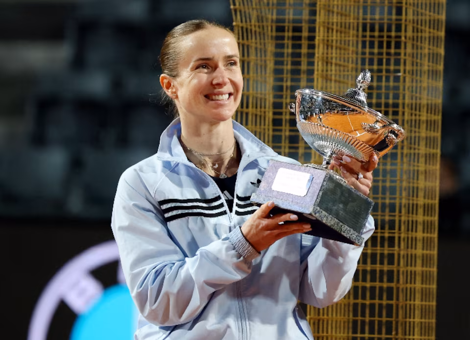Svitolina beats Gauff to win third Italian Open title