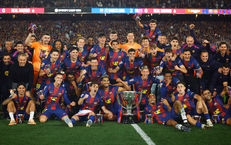 Barcelona clinch LaLiga title with Clasico victory over Real Madrid