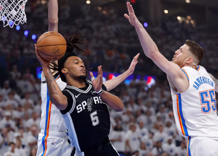 Thunder beat Spurs to move within one win of NBA Finals