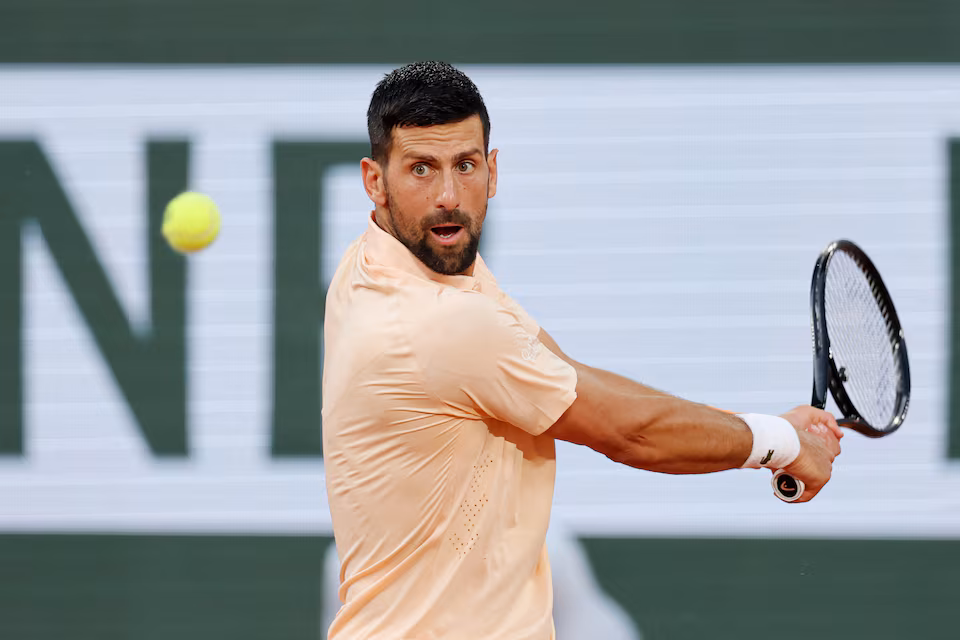 Djokovic survives Mpetshi Perricard test in French Open opener