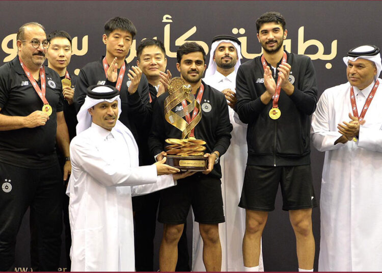 Al Sadd win Amir Table Tennis Cup after edging Al Arabi in final