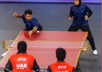 Qatar claim mixed doubles gold and bronze in Gulf Games table tennis