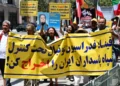 Iran’s World Cup participation draws protest in Los Angeles ahead of opener