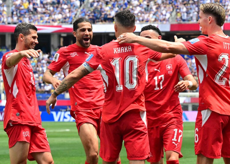 Switzerland thrash 10-man Bosnia to boost World Cup hopes