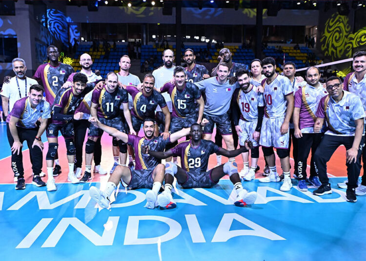 Qatar Rally Past Chinese Taipei to Finish Seventh at AVC Men’s Volleyball Cup