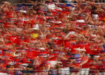 Mass ‘Viking row’, uprooted plants and dented trains as Norway World Cup fans celebrate