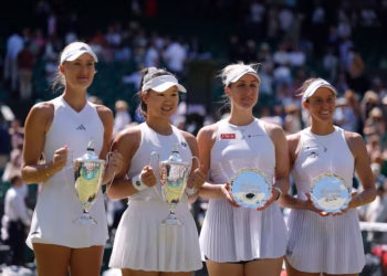 Guo and Mladenovic win Wimbledon women’s doubles title