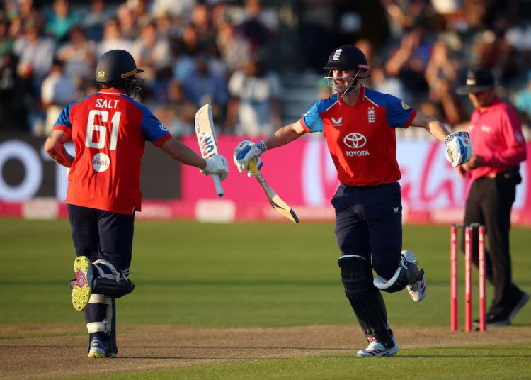 England clinch first T20 series win over India with dominant victory in Bristol