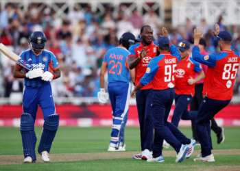 England thrash India by 125 runs to seal T20 series with two games to spare