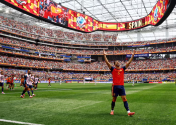 Merino’s late strike sends Spain past Belgium into World Cup semi-finals
