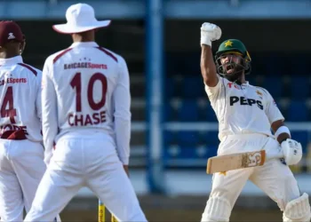 Shafique century, Babar fifty put Pakistan in command against West Indies