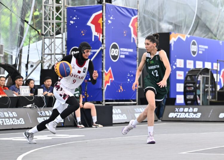 Qatar Women’s 3×3 Team Competes in Nations League
