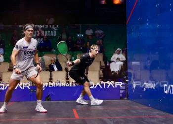Coll, Orfi reach Qatar Classic quarter-finals as El Sherbini exits