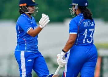 Shafali rises to top four after maiden T20I century