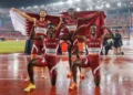Team Qatar wins silver in Asian Games 4x400m relay