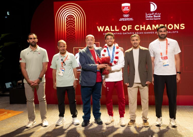 Qatar karate officials celebrate karate achievement in Japan