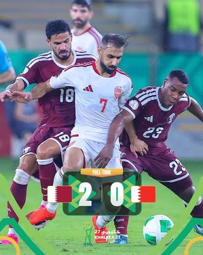 Qatar beat Bahrain 2-0 to open Gulf Cup campaign with win