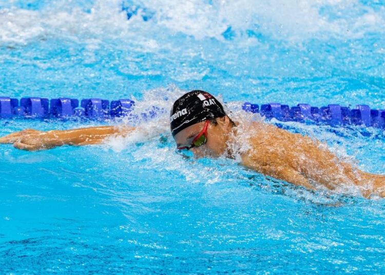 Saad Eddin Finishes Sixth in 400m Freestyle Final