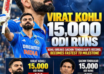 Virat Kohli Beats Tendulkar To 15,000 Runs In ODIs