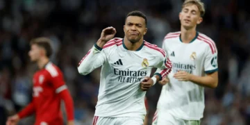 Mbappe double fires Real Madrid past Sevilla ahead of Barcelona showdown
