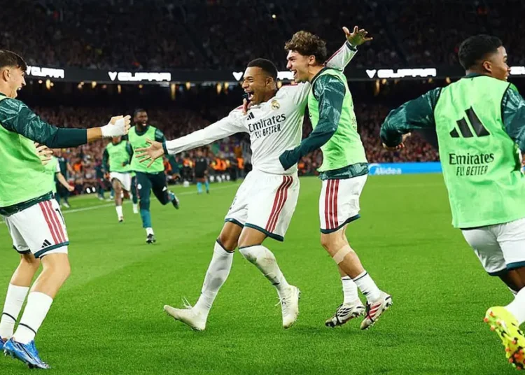 Mbappe double fires Real Madrid past Barcelona in El Clasico