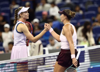 Rybakina’s first match as world number one ends in China Open defeat by Charaeva