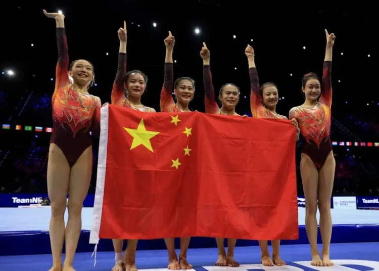 China end U.S. women’s gymnastics streak with world team title